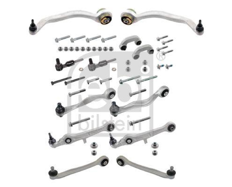 FEBI BILSTEIN 176262 Querlenkersatz mit Verbindungsstangen und Endstücken für VW-Audi