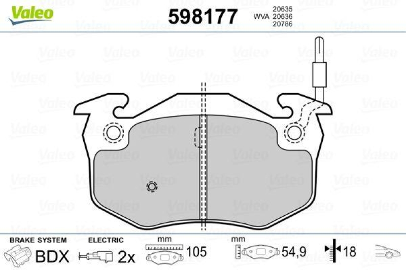 VALEO 598177 SBB-Satz PREMIUM