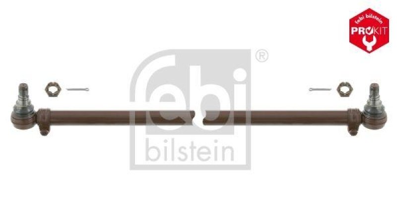 FEBI BILSTEIN 24050 Spurstange mit Kronenmuttern und Splinten für Volvo