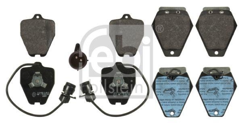 FEBI BILSTEIN 16762 Bremsbelagsatz für VW-Audi