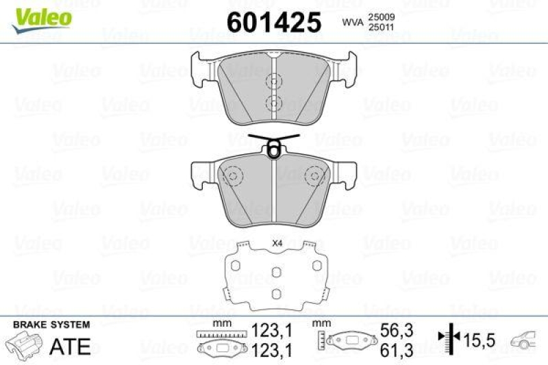 VALEO 601425 SBB-Satz PREMIUM