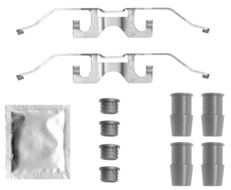 HELLA 8DZ 355 205-651 Zubehörsatz, Bremssattel