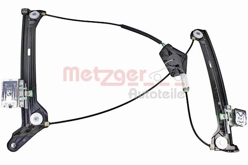 METZGER 2160666 Fensterheber Ohne Motor für AUDI vornerechts