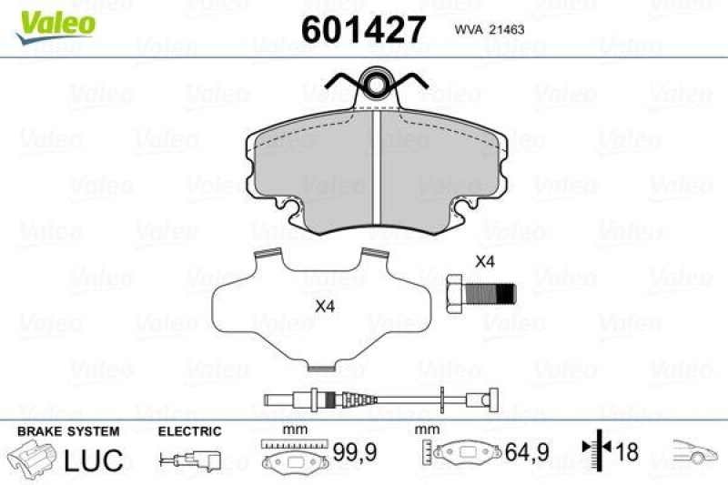 VALEO 601427 SBB-Satz PREMIUM