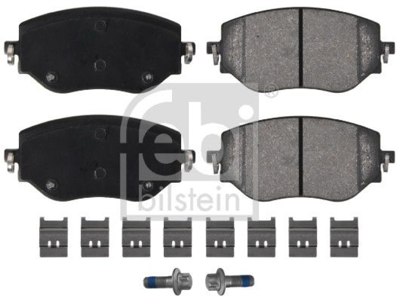 FEBI BILSTEIN 177333 Bremsbelagsatz mit Befestigungsmaterial für Renault