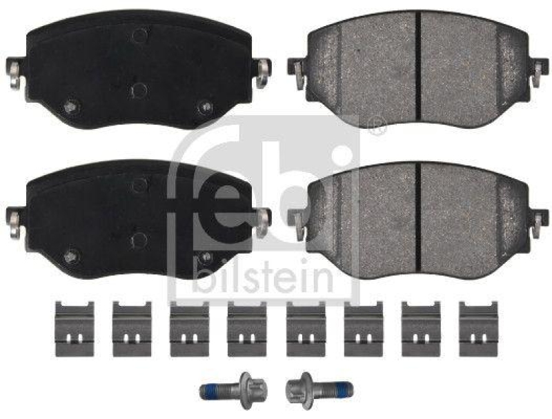 FEBI BILSTEIN 177333 Bremsbelagsatz mit Befestigungsmaterial für Renault