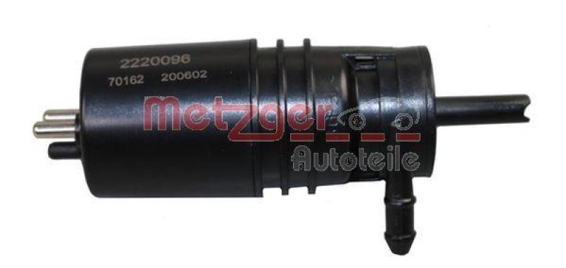 METZGER 2220096 Waschwasserpumpe, Scheibenreinigung für MB vorne