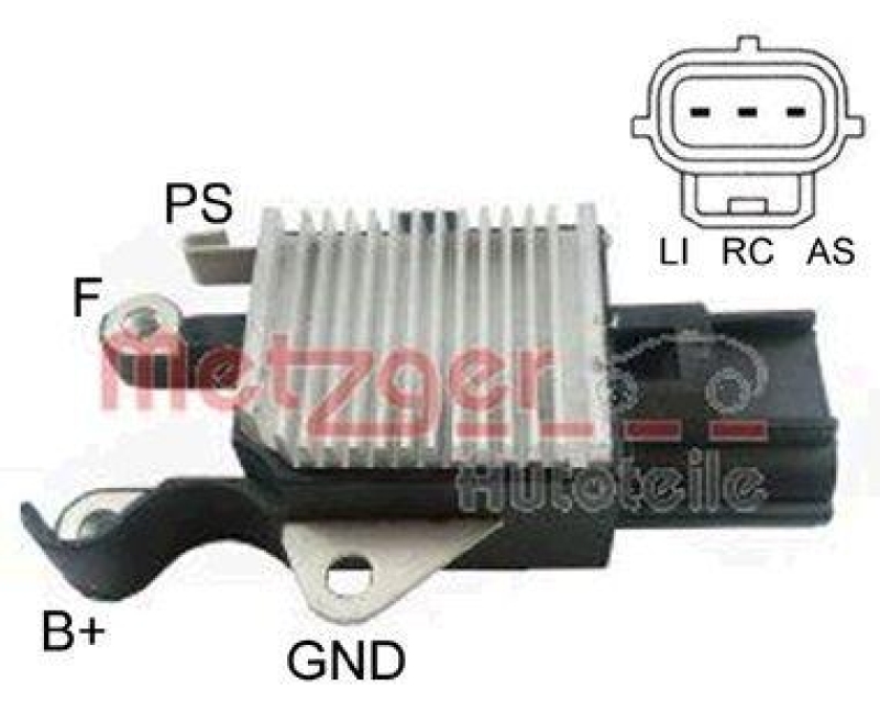 METZGER 2390033 Generatorregler für FORD/MAZDA/VOLVO