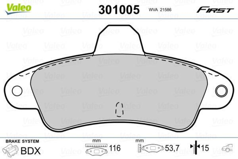 VALEO 301005 SBB-Satz FIRST