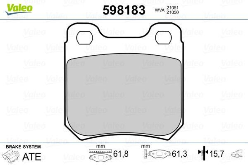 VALEO 598183 SBB-Satz PREMIUM