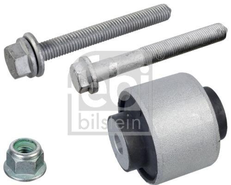 FEBI BILSTEIN 177335 Querlenkerlagersatz mit Schrauben und Sicherungsmuttern für VW-Audi