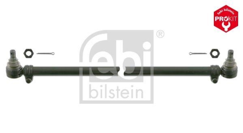 FEBI BILSTEIN 24061 Spurstange mit Kronenmuttern und Splinten für Volvo