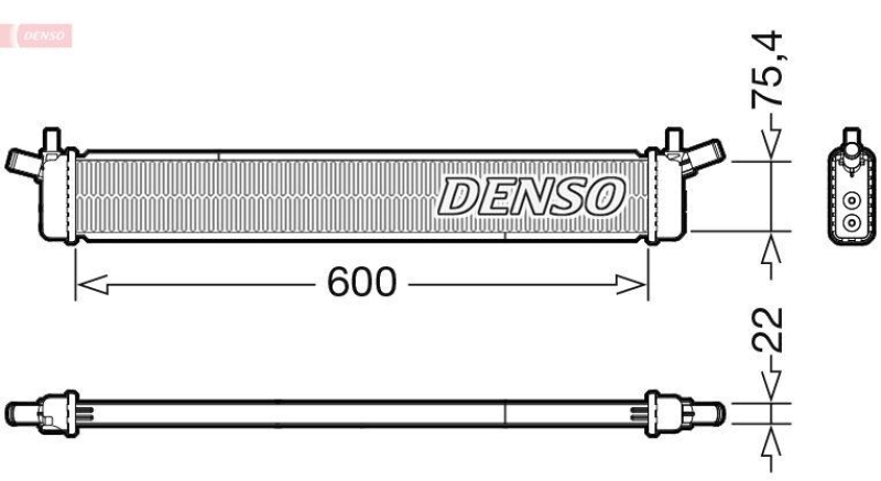 DENSO DRM50136 Kühler TOYOTA AURIS (_E18_) 1.8 Hybrid (12-18)