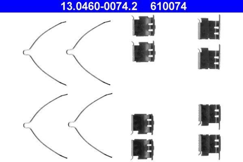 ATE 13.0460-0074.2 Belagsatz Zubehör