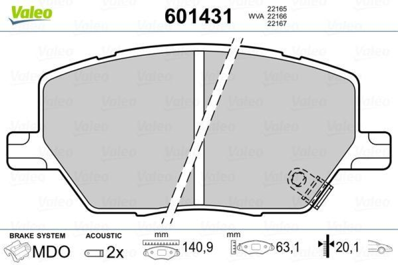 VALEO 601431 SBB-Satz PREMIUM