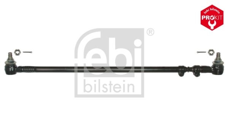 FEBI BILSTEIN 35288 Lenkstange mit Kronenmuttern und Splinten, vom Lenkgetriebe zur 1. Vorderachse f&uuml;r DAF