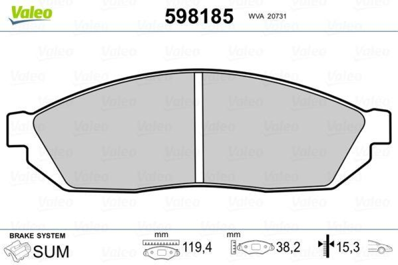 VALEO 598185 SBB-Satz PREMIUM