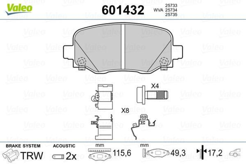 VALEO 601432 SBB-Satz PREMIUM