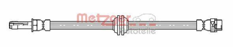 METZGER 4114072 Bremsschlauch f&uuml;r BMW VA links/rechts