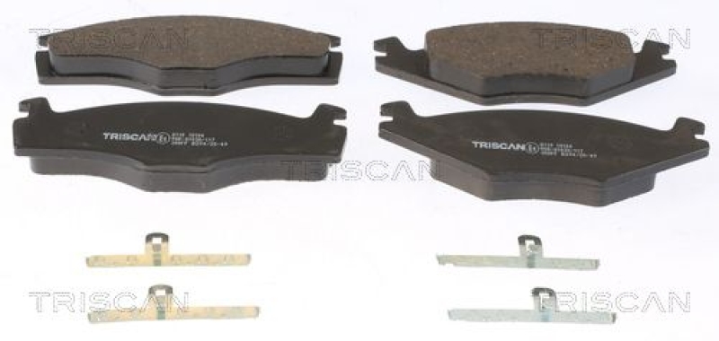 TRISCAN 8110 10104 Bremsbelag Vorne für Volkswagen Golf, Jetta, Pa