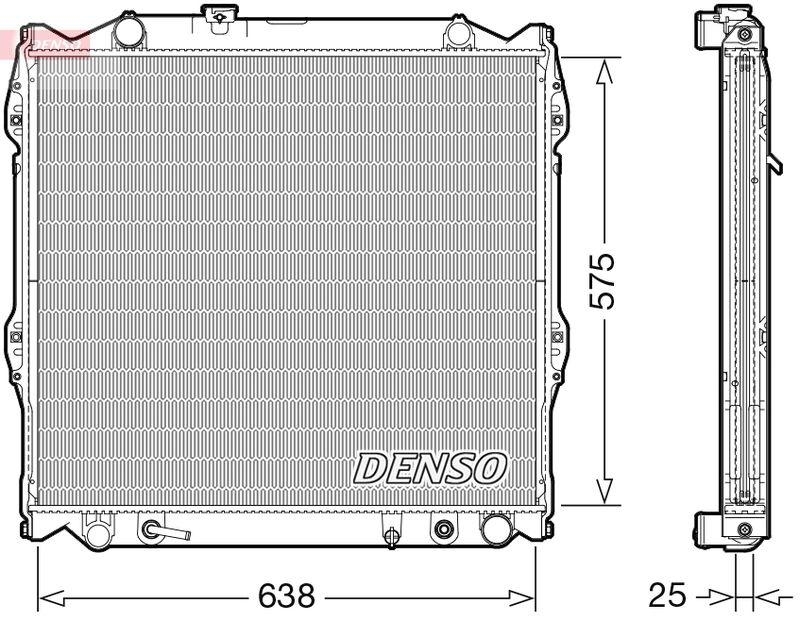 DENSO DRM50138 Kühler TOYOTA YARIS (_P9_) 1.33 VVT-i (NSP90_) (10-11)