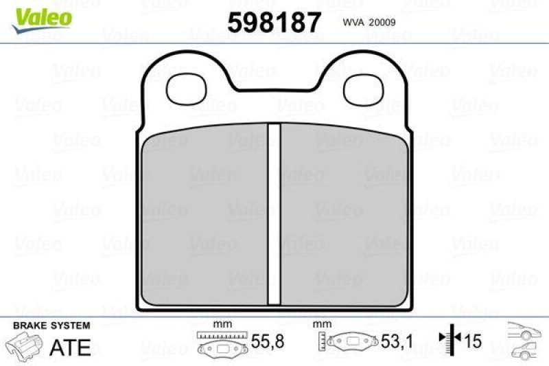 VALEO 598187 SBB-Satz PREMIUM