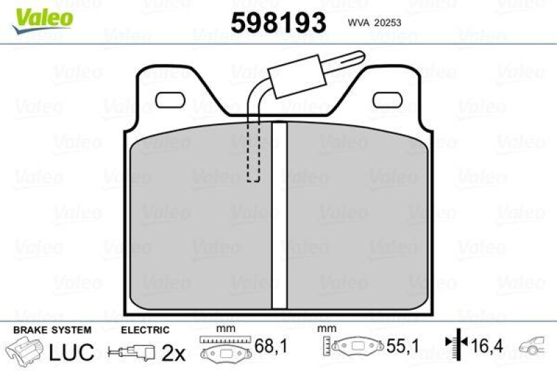 VALEO 598193 SBB-Satz PREMIUM