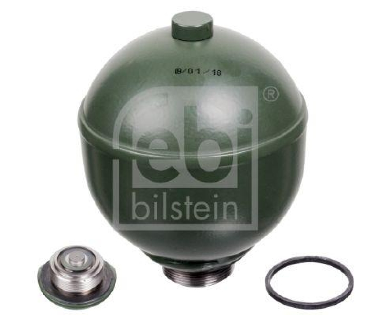 FEBI BILSTEIN 26668 Federkugel für hydropneumatische Federung und Niveauregulierung für CITROEN