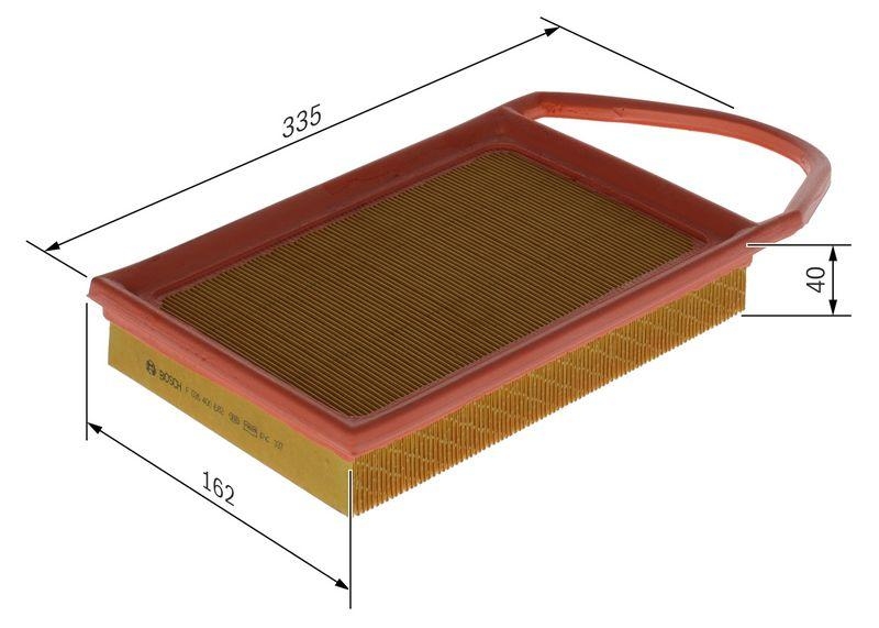 Bosch F 026 400 682 Luftfiltereinsatz S0682