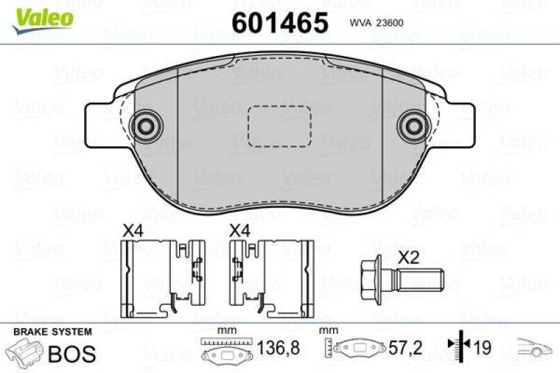 VALEO 601465 SBB-Satz PREMIUM