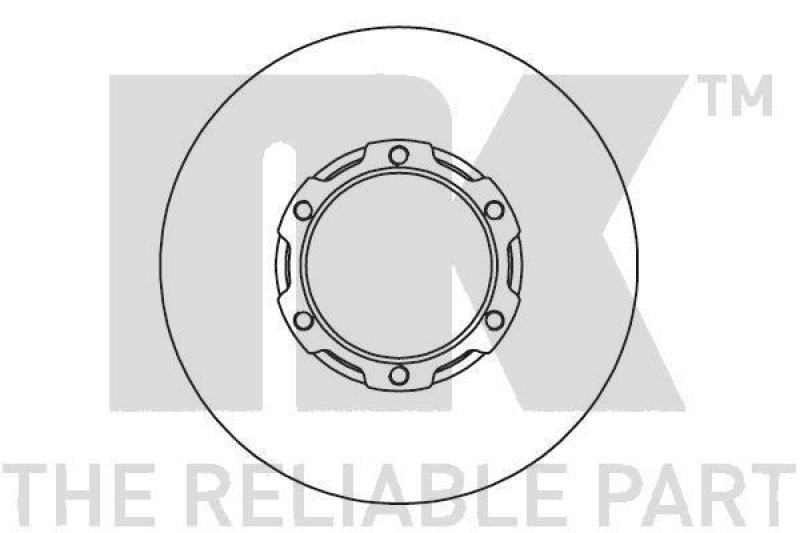 NK 203398 Bremsscheibe für MERCEDES-BENZ