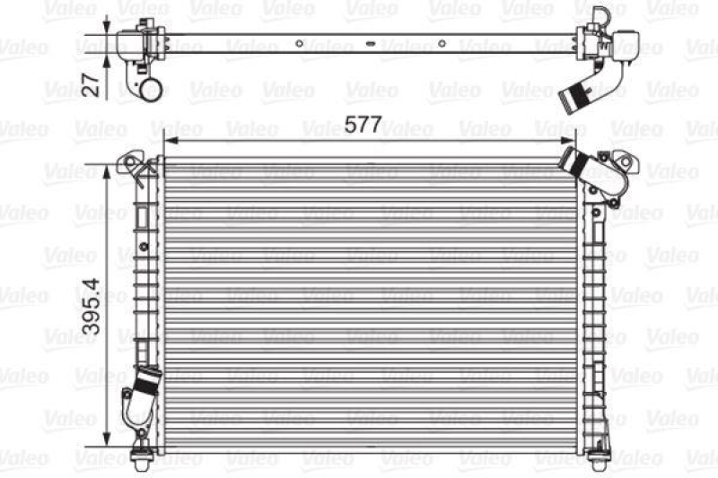 VALEO 734328 Motorkühler MINI 1.6 I