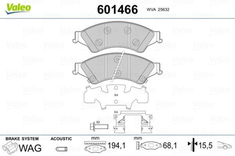 VALEO 601466 SBB-Satz PREMIUM