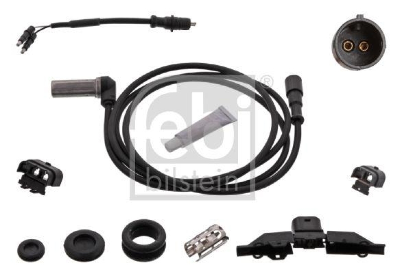 FEBI BILSTEIN 35299 ABS-Sensor mit Anbaumaterial und Fett für Volvo