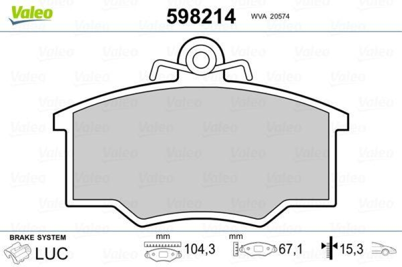 VALEO 598214 SBB-Satz PREMIUM