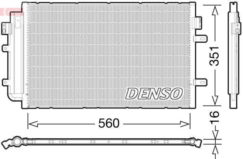 DENSO DCN12005 Kondensator IVECO DAILY V Box Body / Estate (11-14)