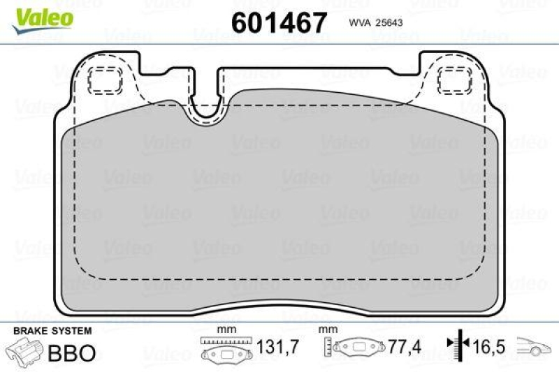 VALEO 601467 SBB-Satz PREMIUM