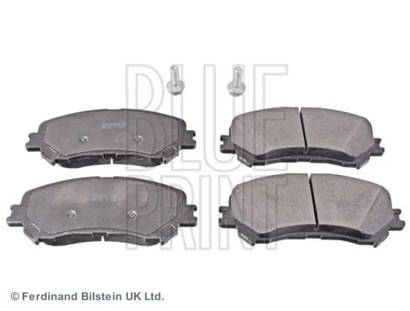 BLUE PRINT ADR164207 Bremsbelagsatz mit Befestigungsschrauben für Renault