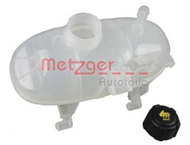 METZGER 2140097 Ausgleichsbehälter, Kühlmittel für RENAULT MIT DECKEL, OHNE SENSOR