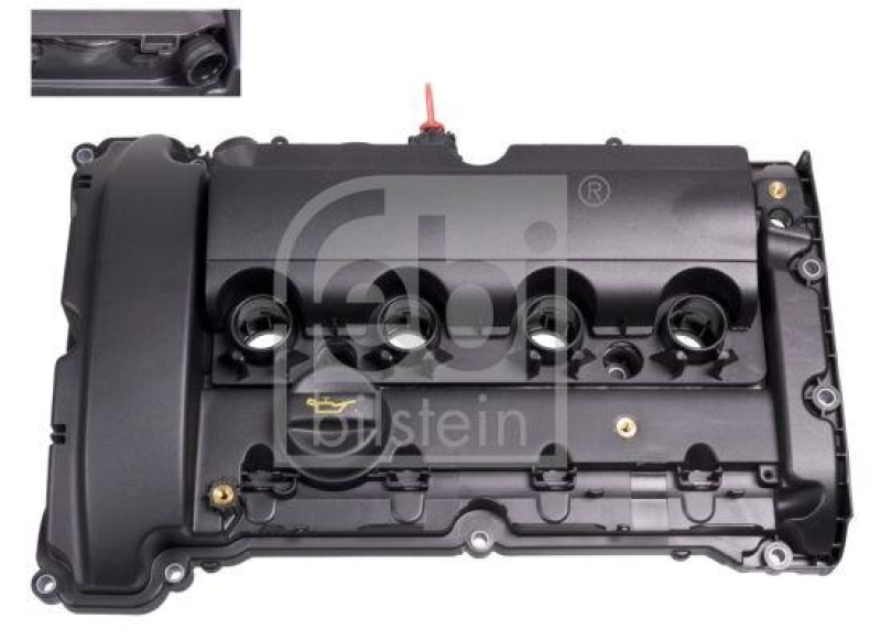 FEBI BILSTEIN 102602 Ventildeckel mit Entlüftungsventil und Dichtung für Peugeot