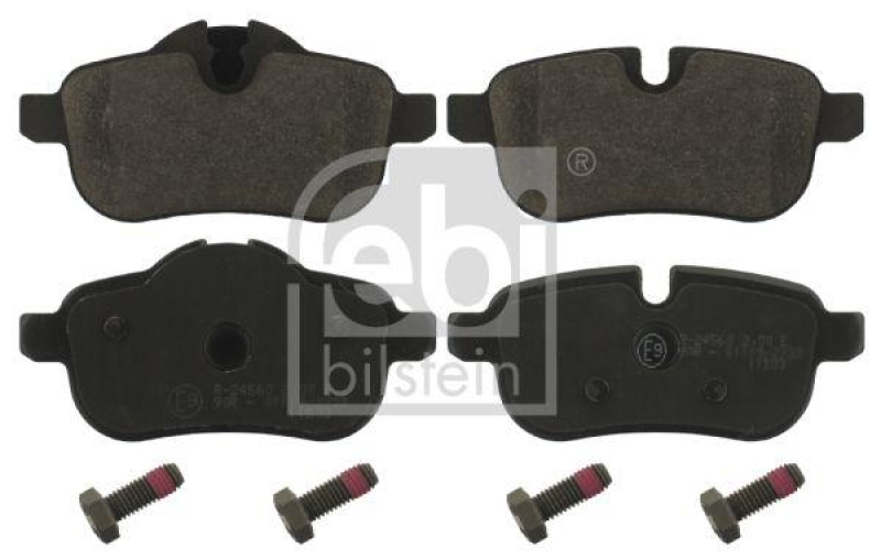 FEBI BILSTEIN 16785 Bremsbelagsatz mit Schrauben für BMW