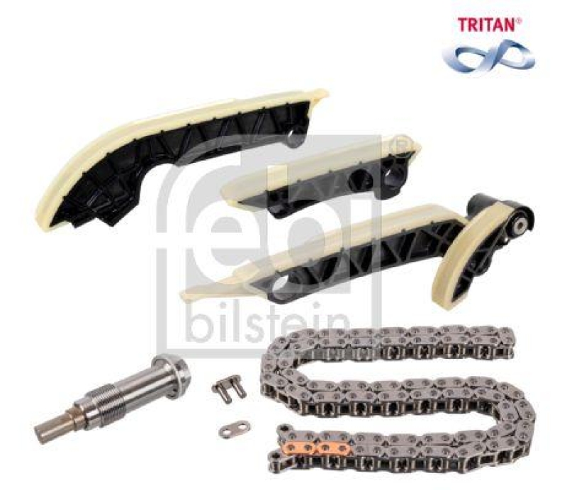 FEBI BILSTEIN 172882 Steuerkettensatz für Nockenwelle, TRITAN®-beschichtet für Mercedes-Benz