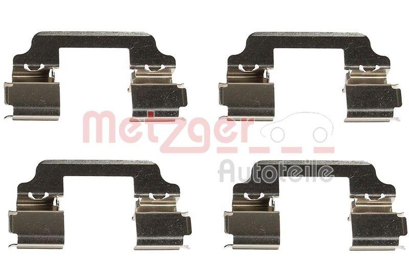 METZGER 109-0154 Zubehörsatz, Scheibenbremsbelag für BMW HA links/RE