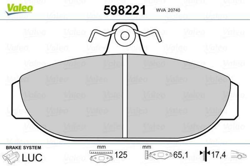 VALEO 598221 SBB-Satz PREMIUM