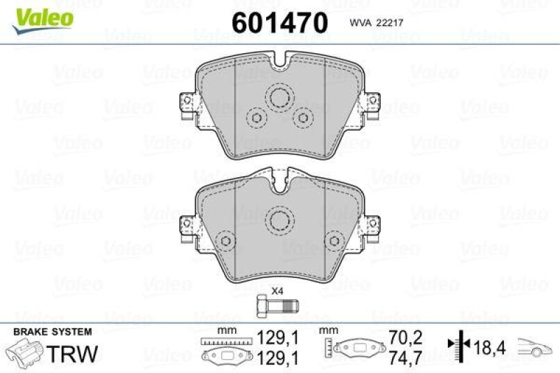 VALEO 601470 SBB-Satz PREMIUM