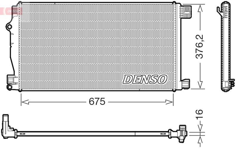 DENSO DRM50147 Kühler TOYOTA C-HR 1.2 (16-)