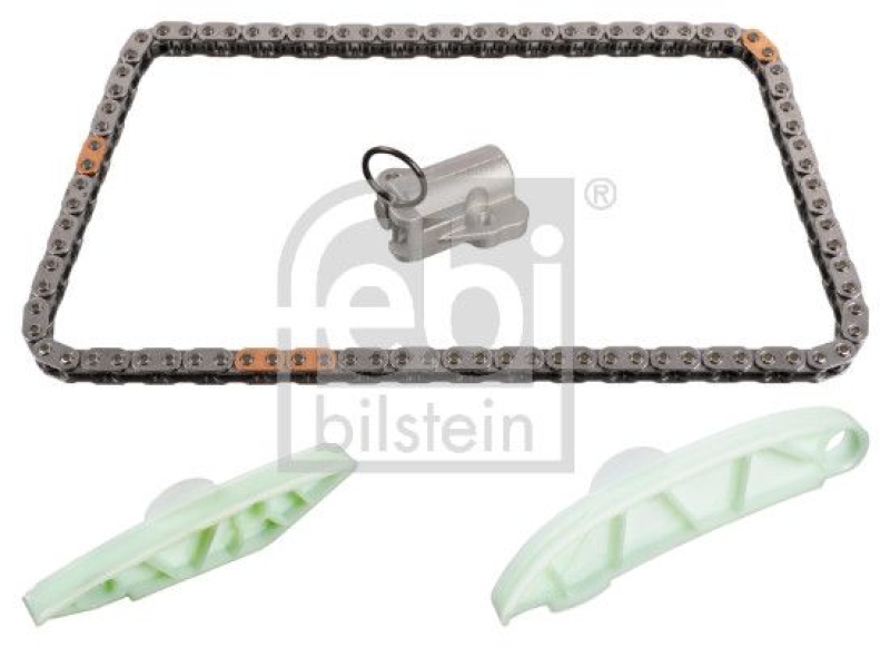 FEBI BILSTEIN 170589 Steuerkettensatz für Nockenwelle, mit Gleitschienen und Kettenspanner für KIA