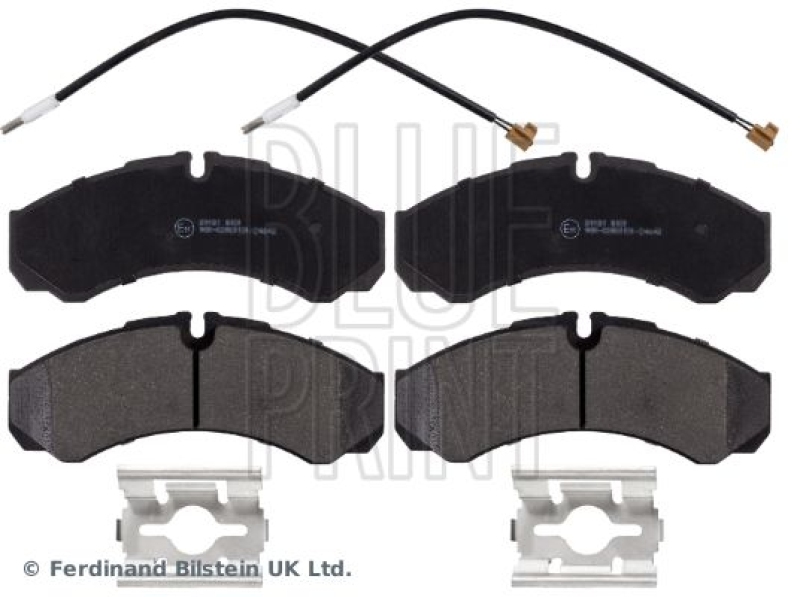 BLUE PRINT ADR164212 Bremsbelagsatz für Renault