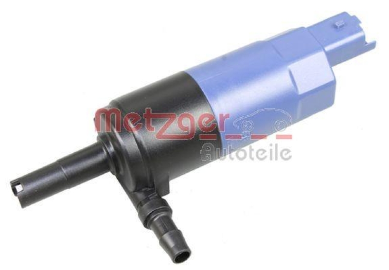 METZGER 2220110 Waschwasserpumpe, Scheinwerferreinigung für CITROEN/FIAT/LANCIA/PEUGEOT/RENAULT vorne