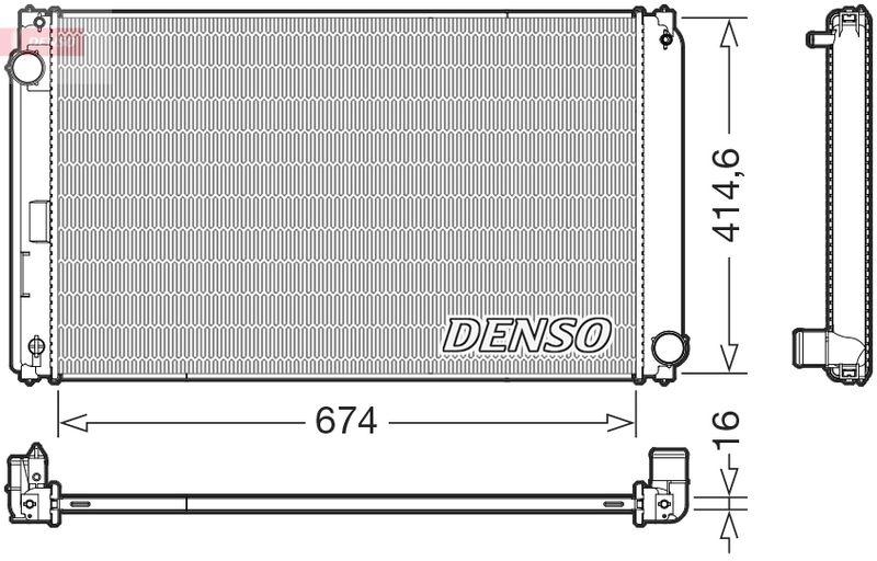 DENSO DRM50149 Kühler TOYOTA RAV 4 IV (_A4_) 2.0 4WD (15-)